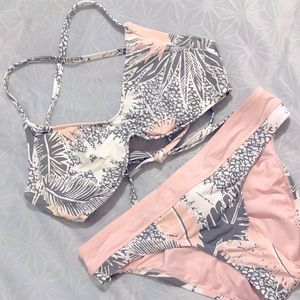 EUC Carve Designs Coco Beach bikini 34D/M